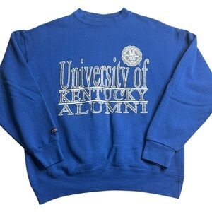 Vintage‎ JanSport University of Kentucky Alumni Sweatshirt Blue XL Made in USA